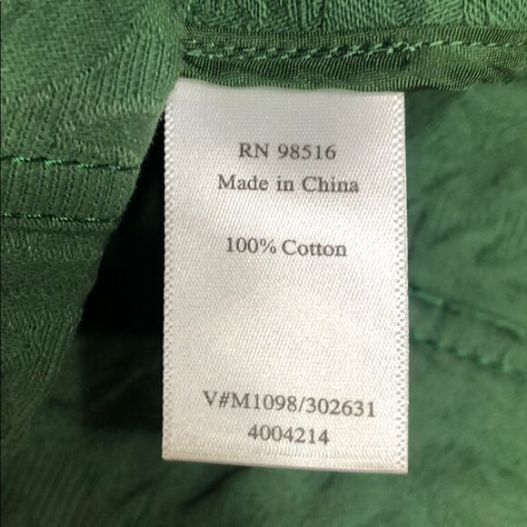 100% Cotton Coldwater Creek Green Jacket - Picture 11 of 13